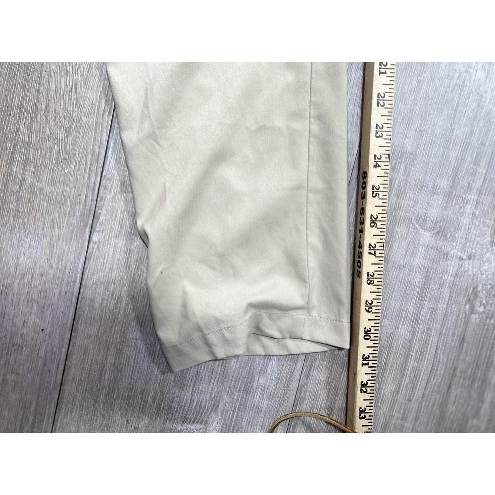 Under Armour Pants Mens 34x32 Khaki Golf Chino Stretch Performance Flat Front‎